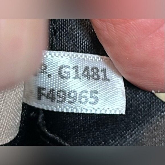 Coach Peyton Black Signature Coated Canvas Card Wallet Wristlet - Picture 5 of 6